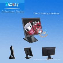 15 inch desktop lcd advertising display